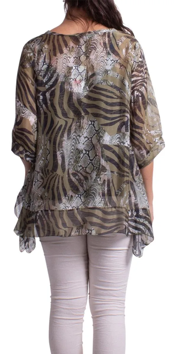 LUISA SILK BLOUSE