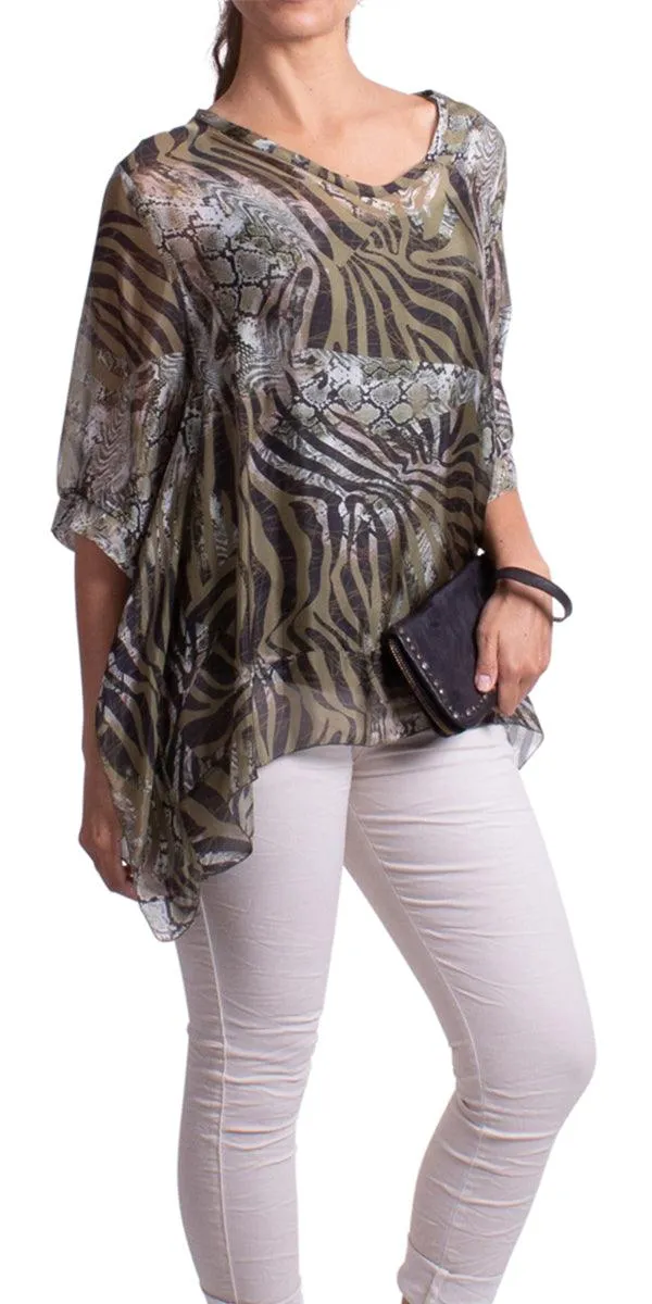 LUISA SILK BLOUSE