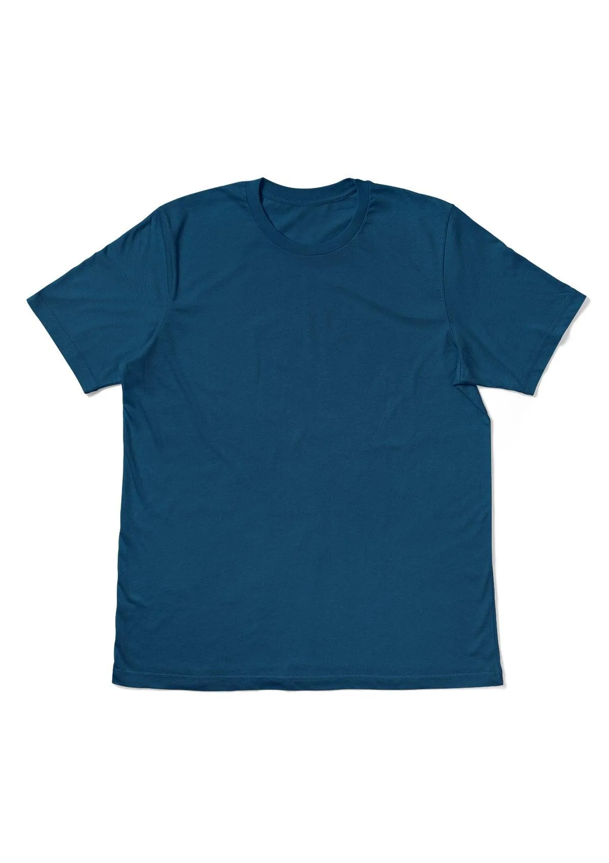 Men's Deep Teal Blue Cotton T-Shirt