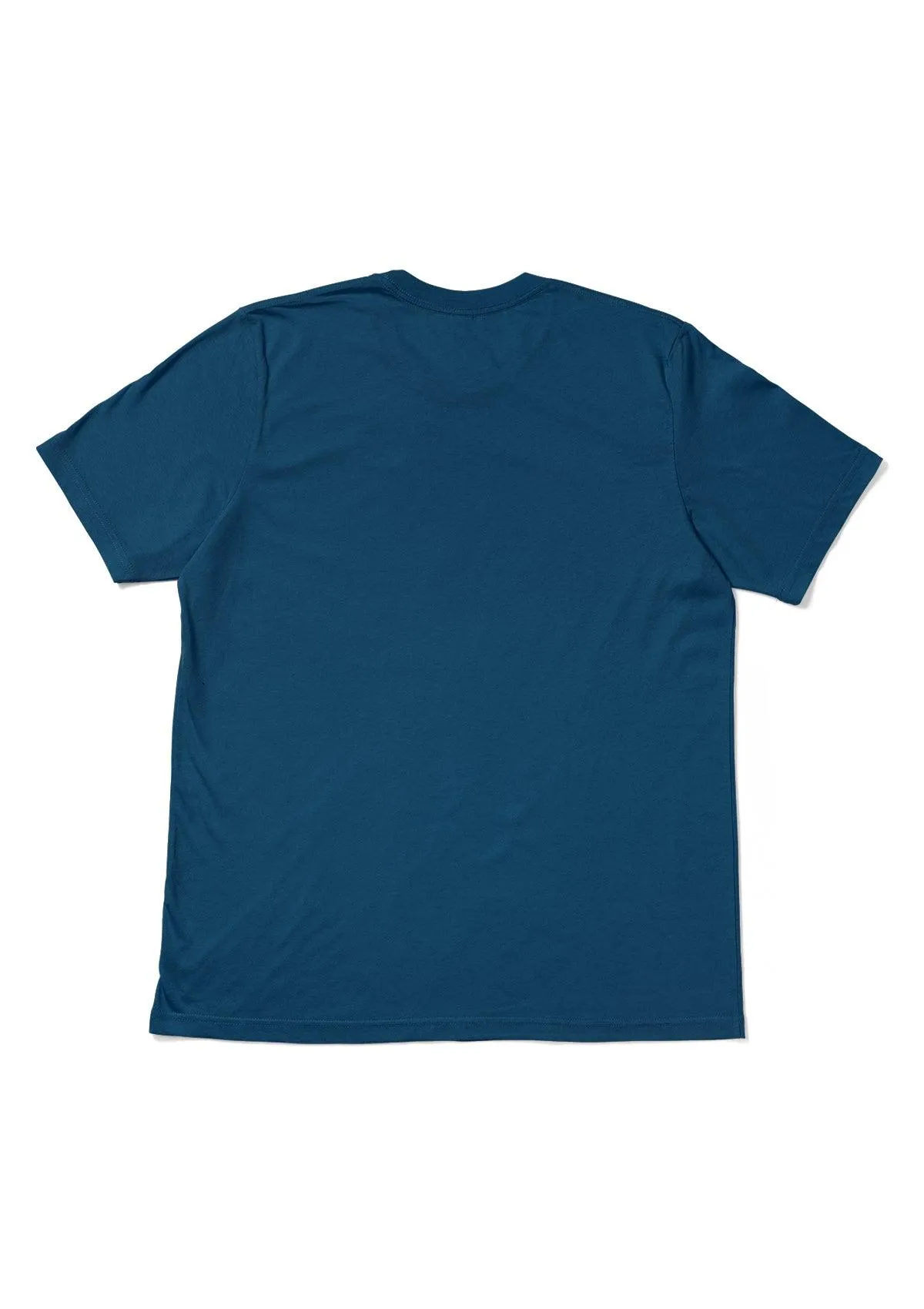 Men's Deep Teal Blue Cotton T-Shirt