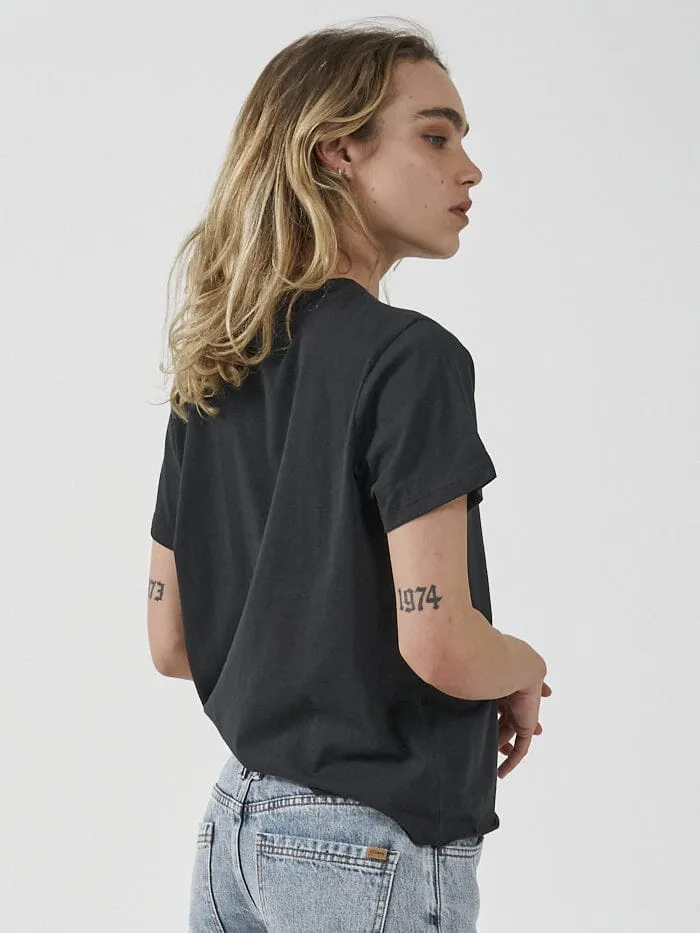 Minimal Thrills Relaxed Tee - Washed Black