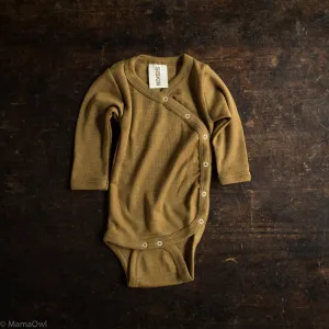 Moa Baby Body - Merino Wool & Silk - Deep Ochre