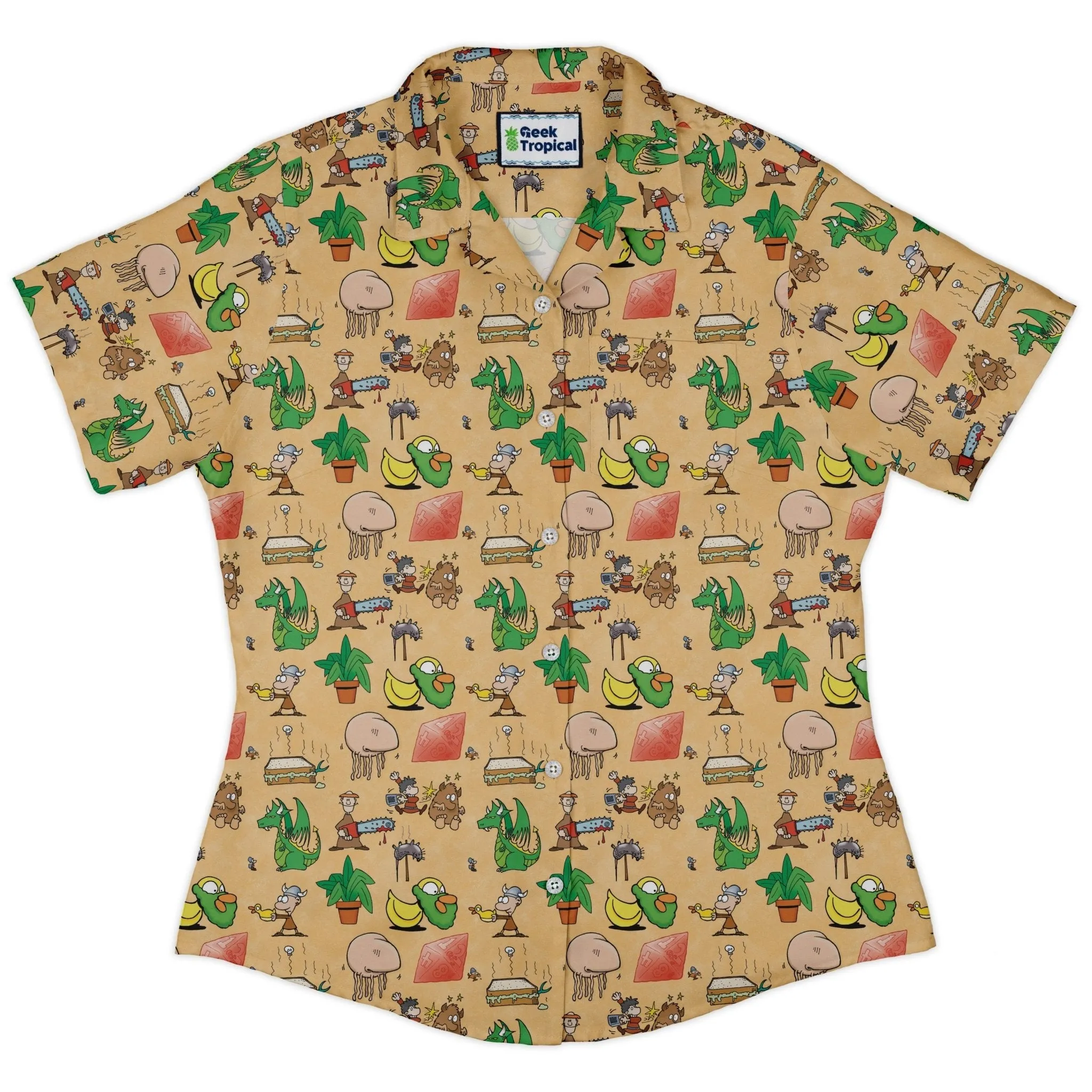 Munchkin Mayhem Curvy Button Up Shirt