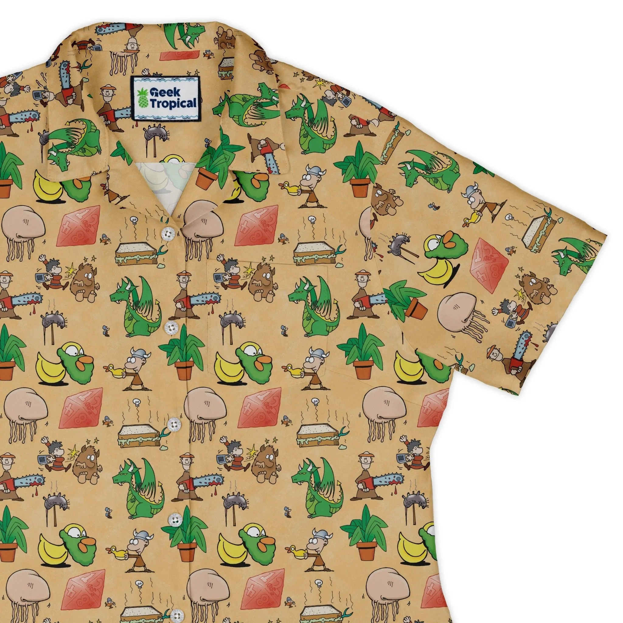 Munchkin Mayhem Curvy Button Up Shirt