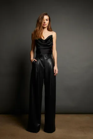 Nonchalant - Pelham Vegan Leather Pant - Black *FINAL SALE