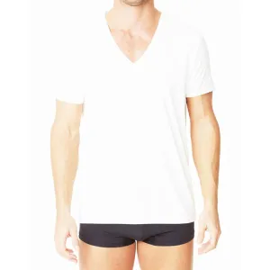 Parker & Max PMFP-TDVN1  Micro Luxe Deep V-Neck T-Shirt