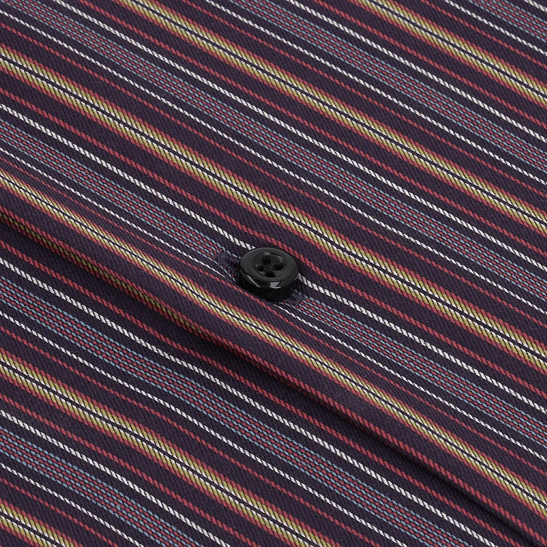 Purple With Multi Stripes OL-208