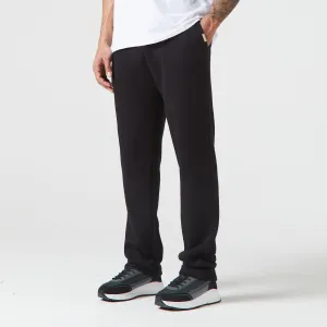 Relaxed Fit Open Hem Jogger | Black