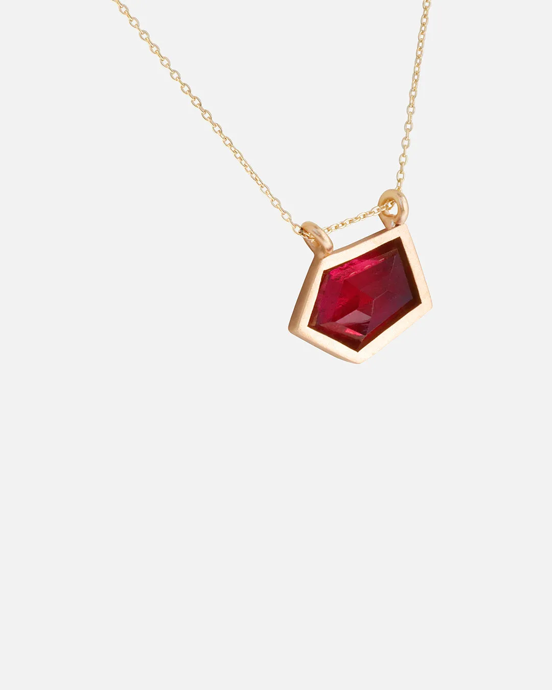 Rock / Mozambique Garnet Pendant