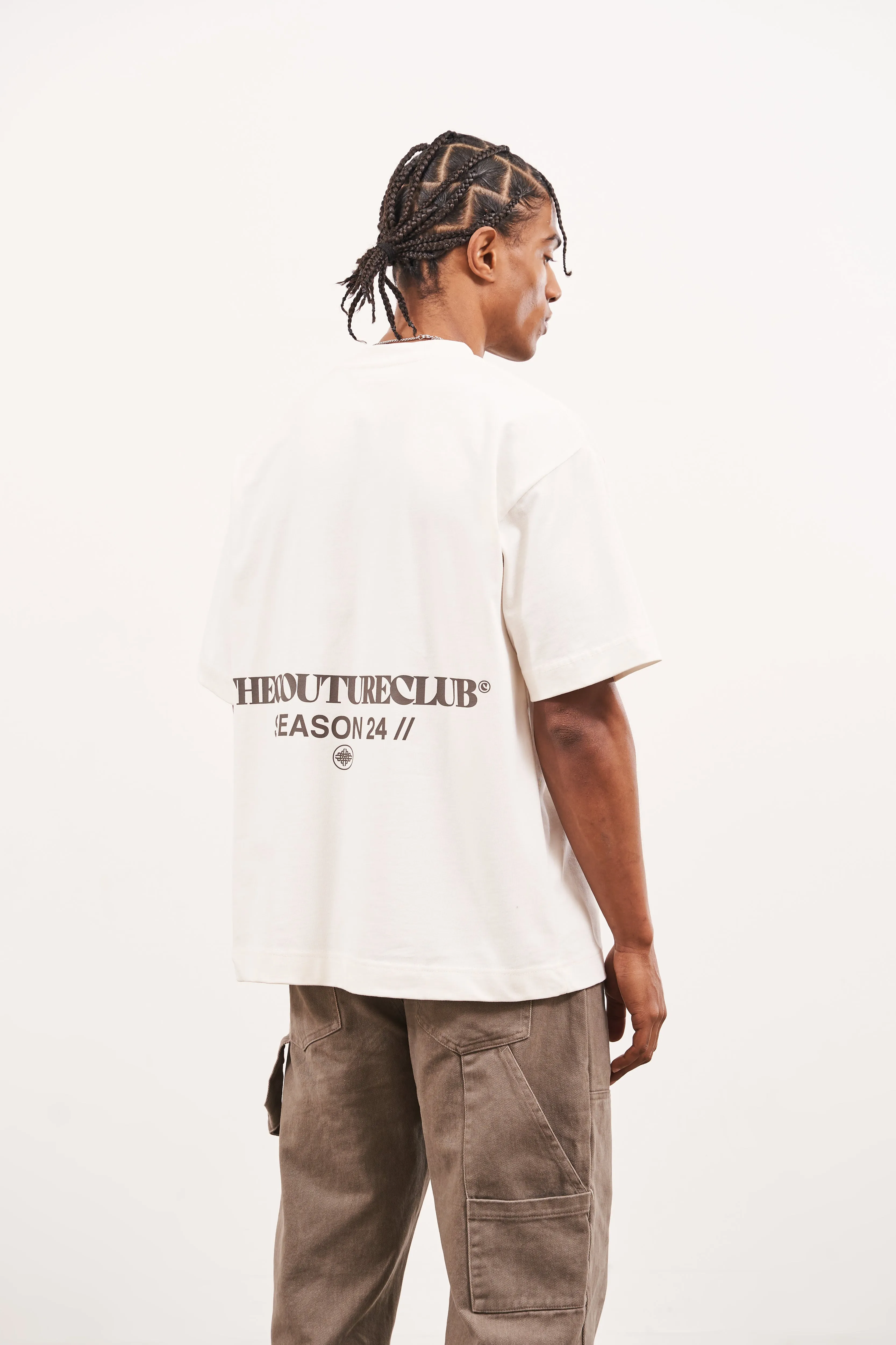 SEASON 24 RELAXED FIT T-SHIRT - OFF WHITE