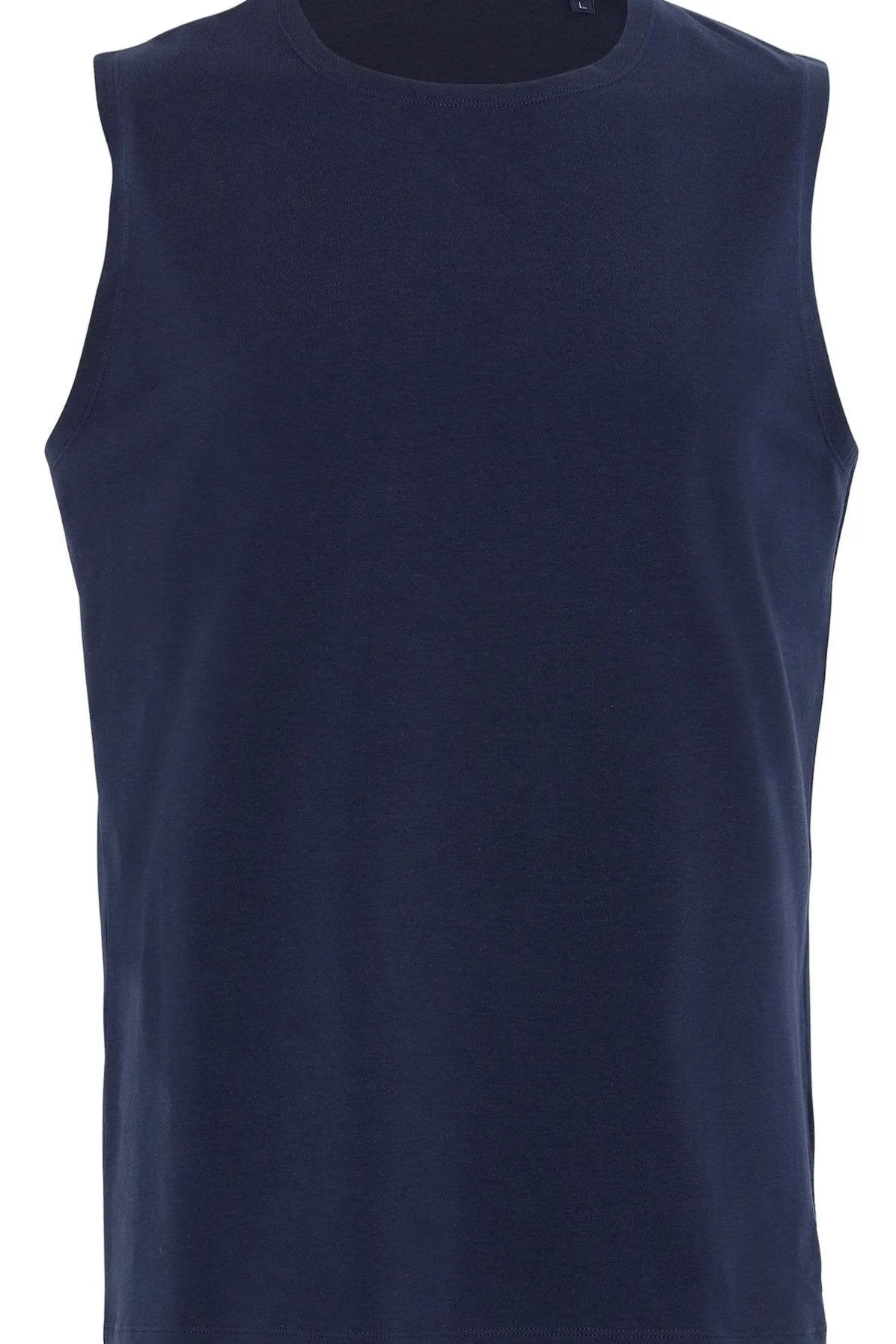 Sleeveless Tee - Navy