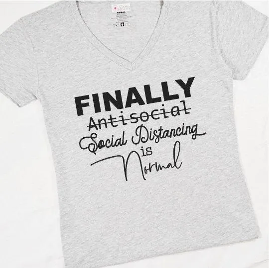 Social Distancing Antisocial T-Shirt