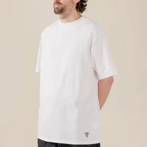 South2 West8 - S/S Mock Neck Cordura Jersey T-Shirt - White