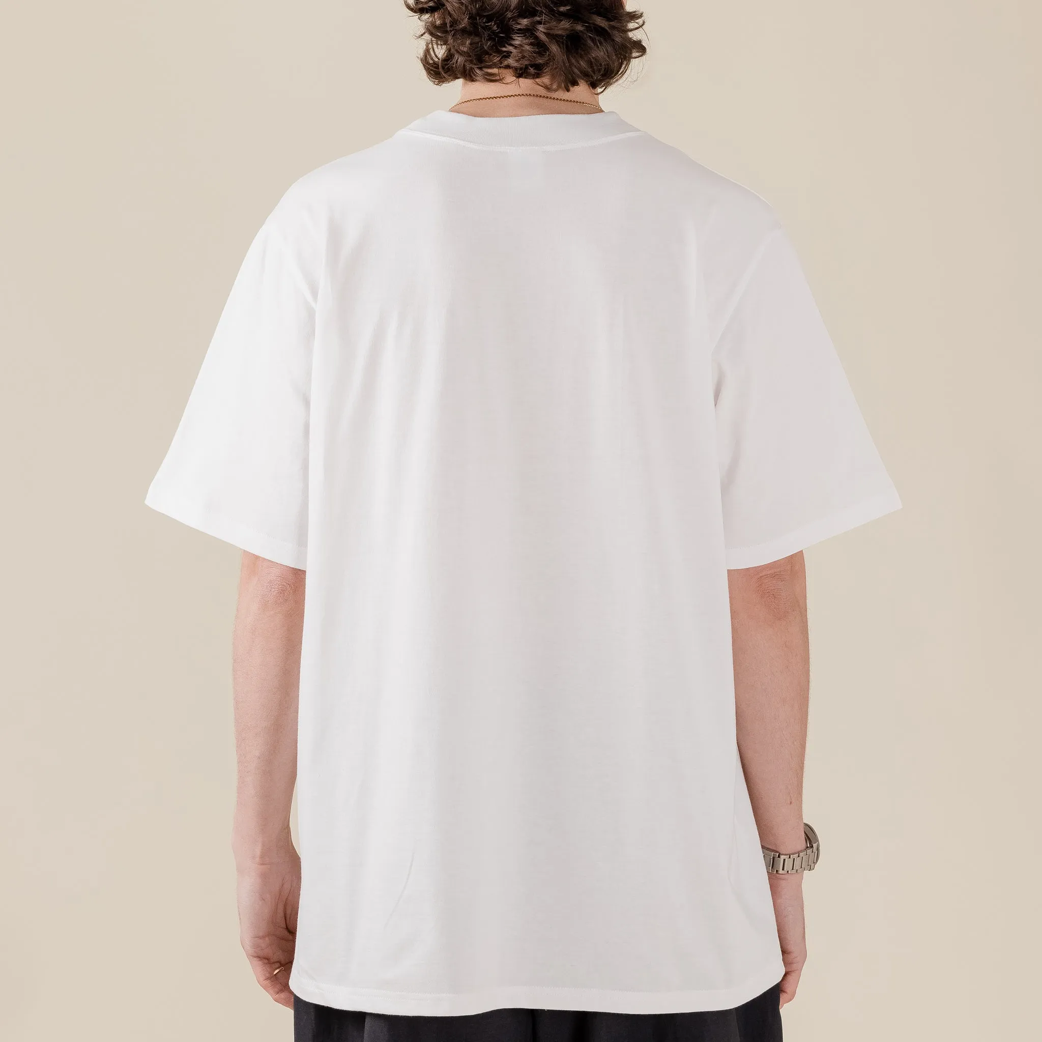 South2 West8 - S/S Mock Neck Cordura Jersey T-Shirt - White