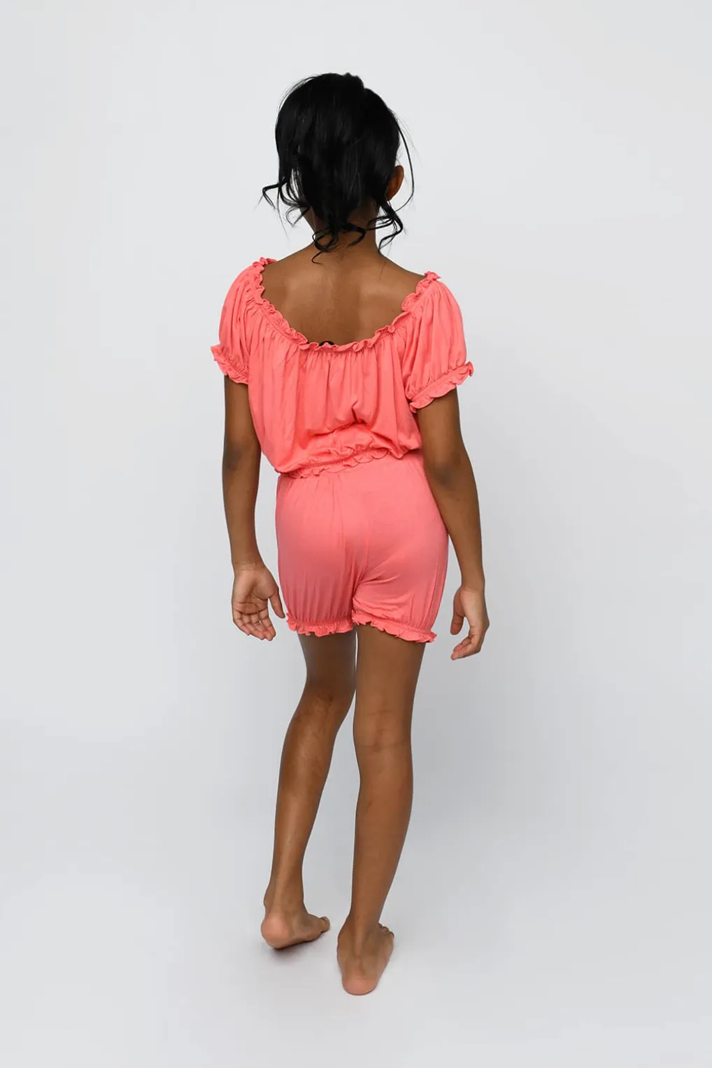 Sugar and Bruno | Children's Maryann Top | Coral