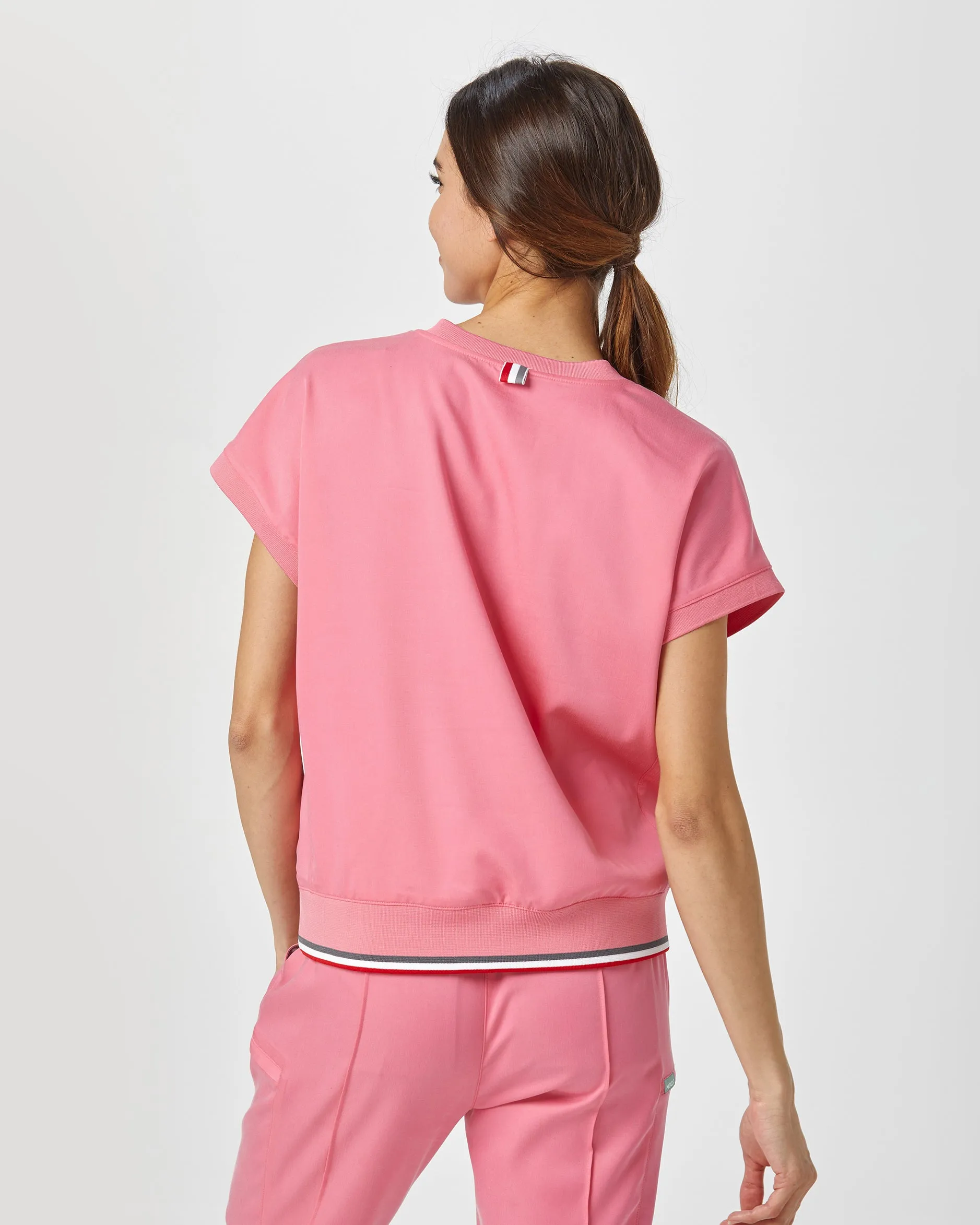 TENCEL™ Lanai‎ ‎ Rib Band Scrub Top (Final Sale)