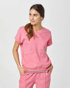 TENCEL™ Lanai‎ ‎ Rib Band Scrub Top (Final Sale)