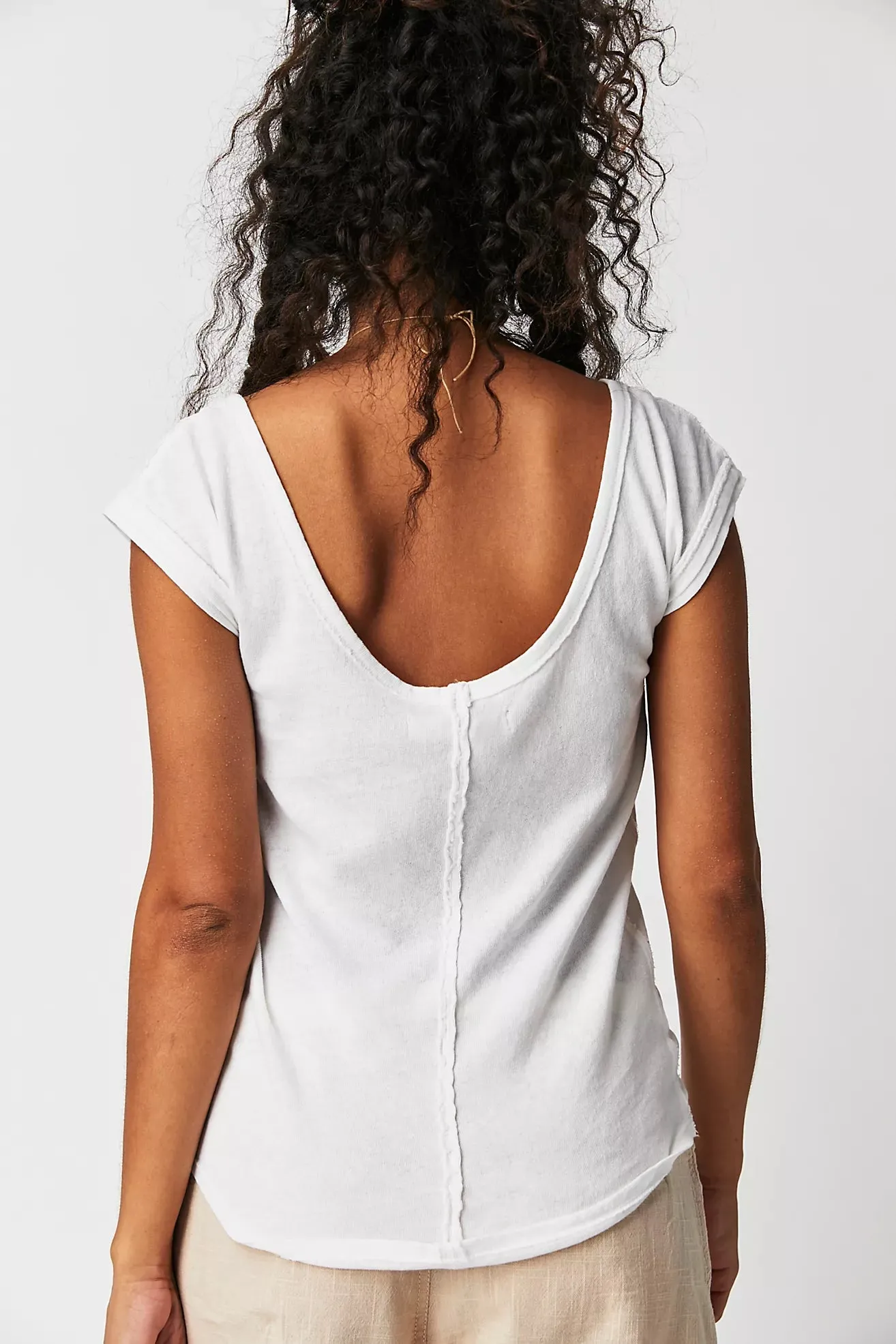 The Bout Time Tee by Free People - Ivory