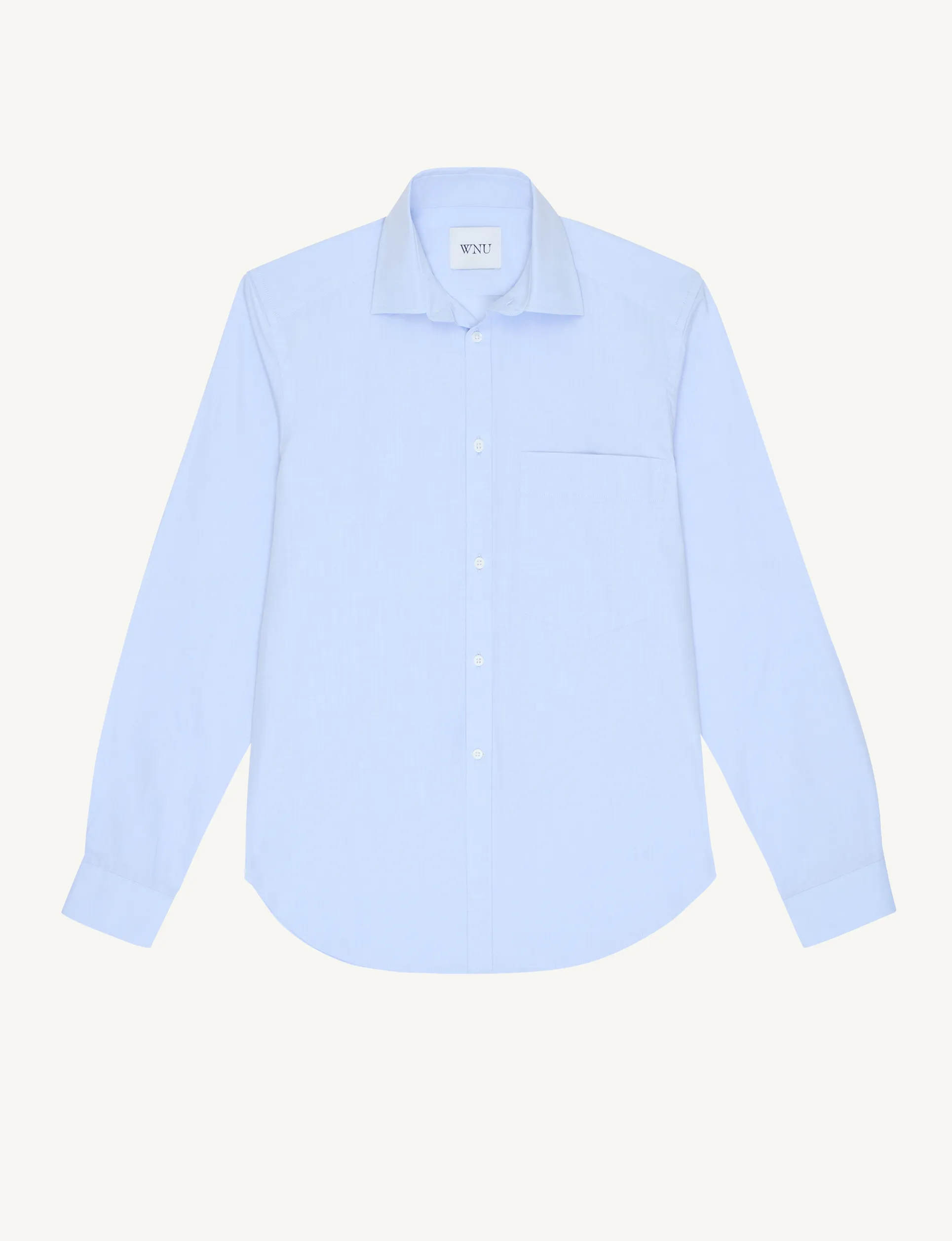 The Classic: Fine Poplin, Steel Blue