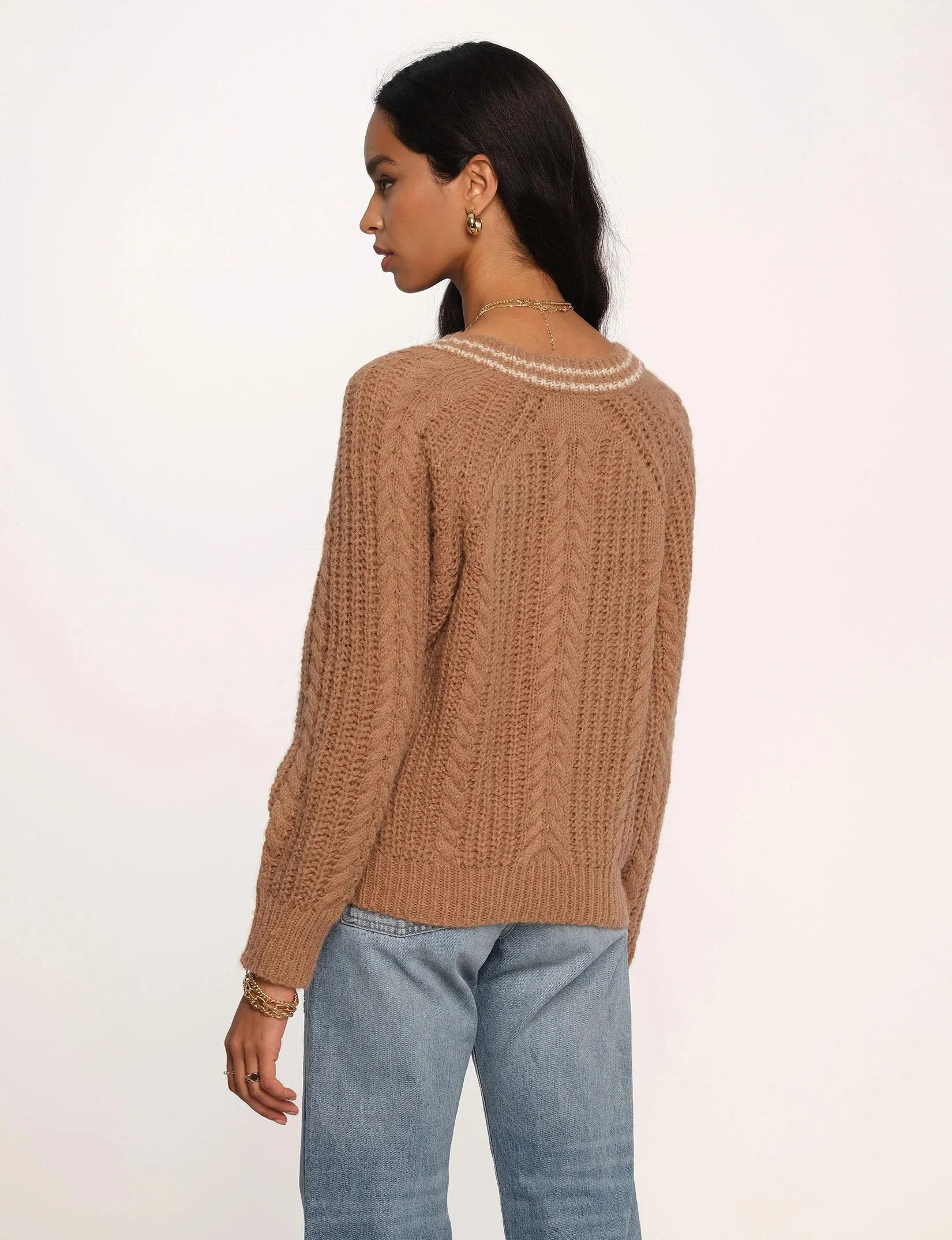 The Felicia Sweater by Heartloom - Taupe