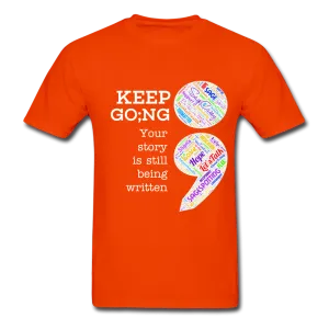 Unisex T-Shirt - Keep Going/WordCloud