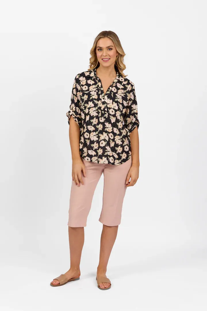 Vassalli Open Placket Shirt - Thea