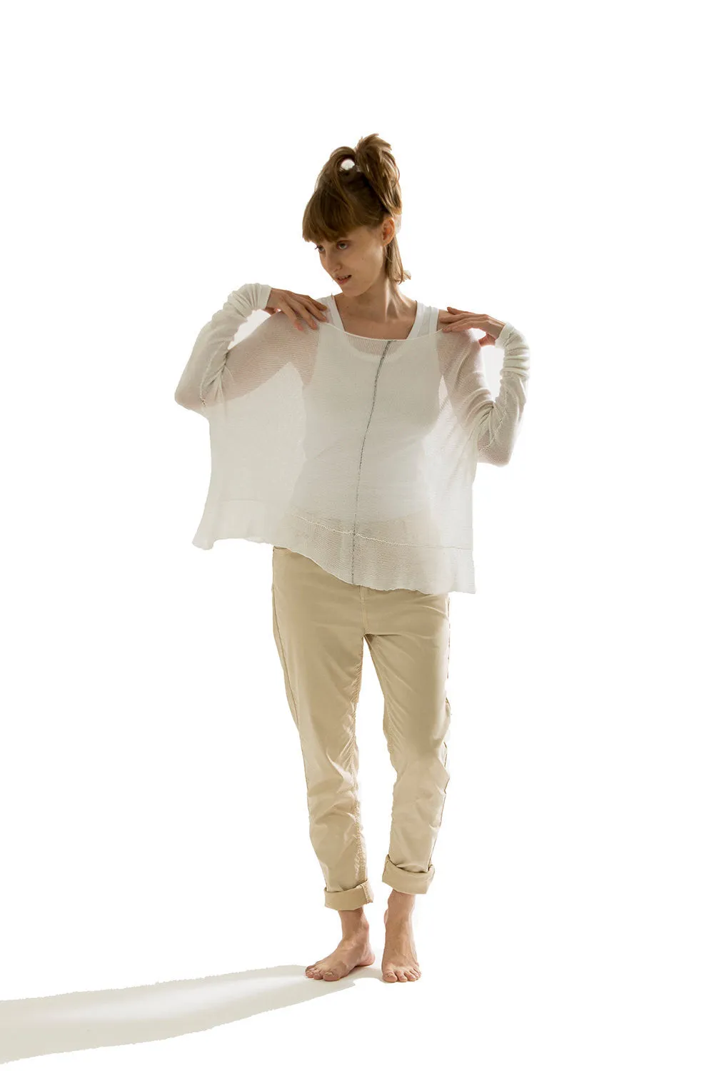 White Bamboo Sira Shirt