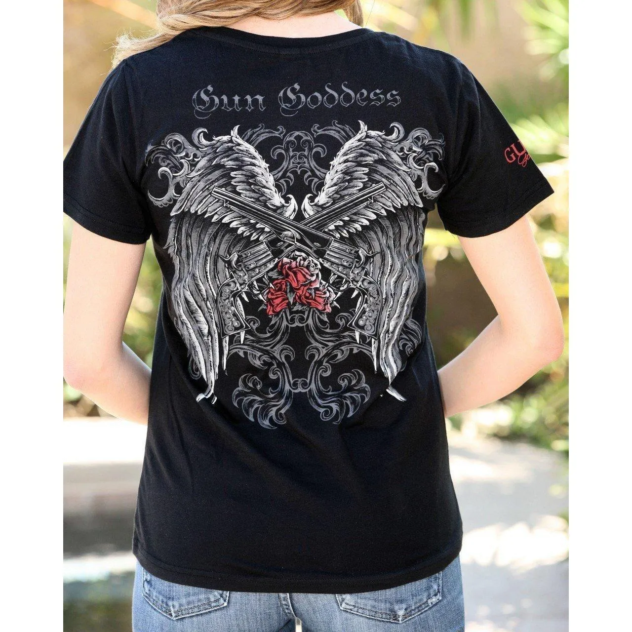 Winged Revolvers Ladies' T-Shirt