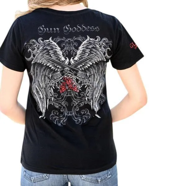 Winged Revolvers Ladies' T-Shirt