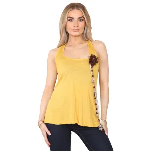 Women Scoop Neck Sleeveless FREDERKA Top