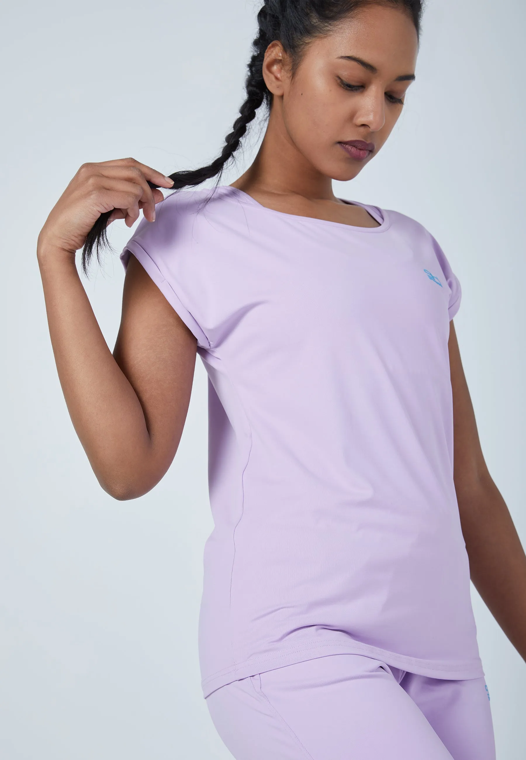 Women Tennis Shirt loose-fit, lilac